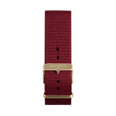 Burgundy Nato 22MM