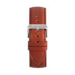 Classic Leather with Silver 24MM
